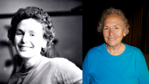 Then and Now photos of Sally Sheklow